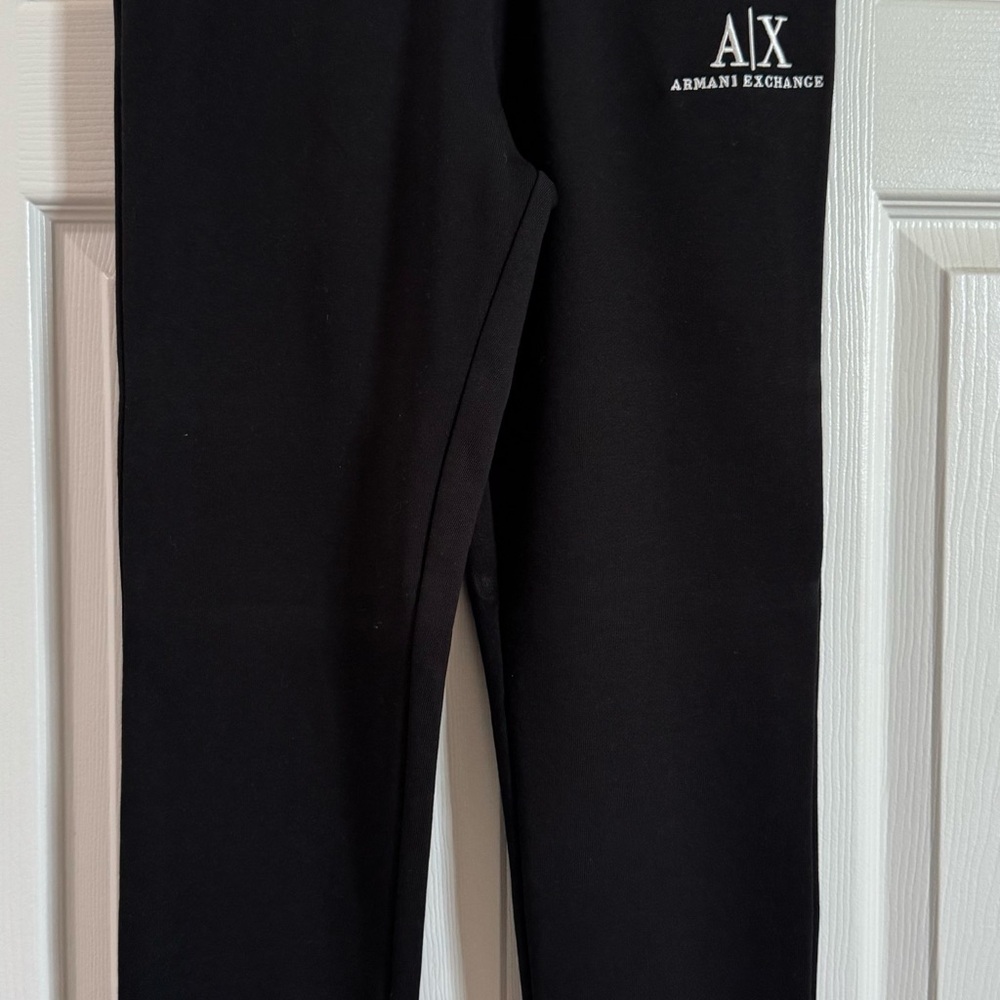 Armani Exchange Black Track Pants